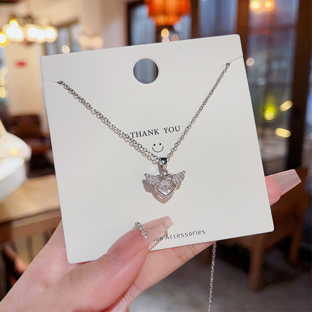 Women's Wings Ornament Special Interest Light Luxury Style Necklaces