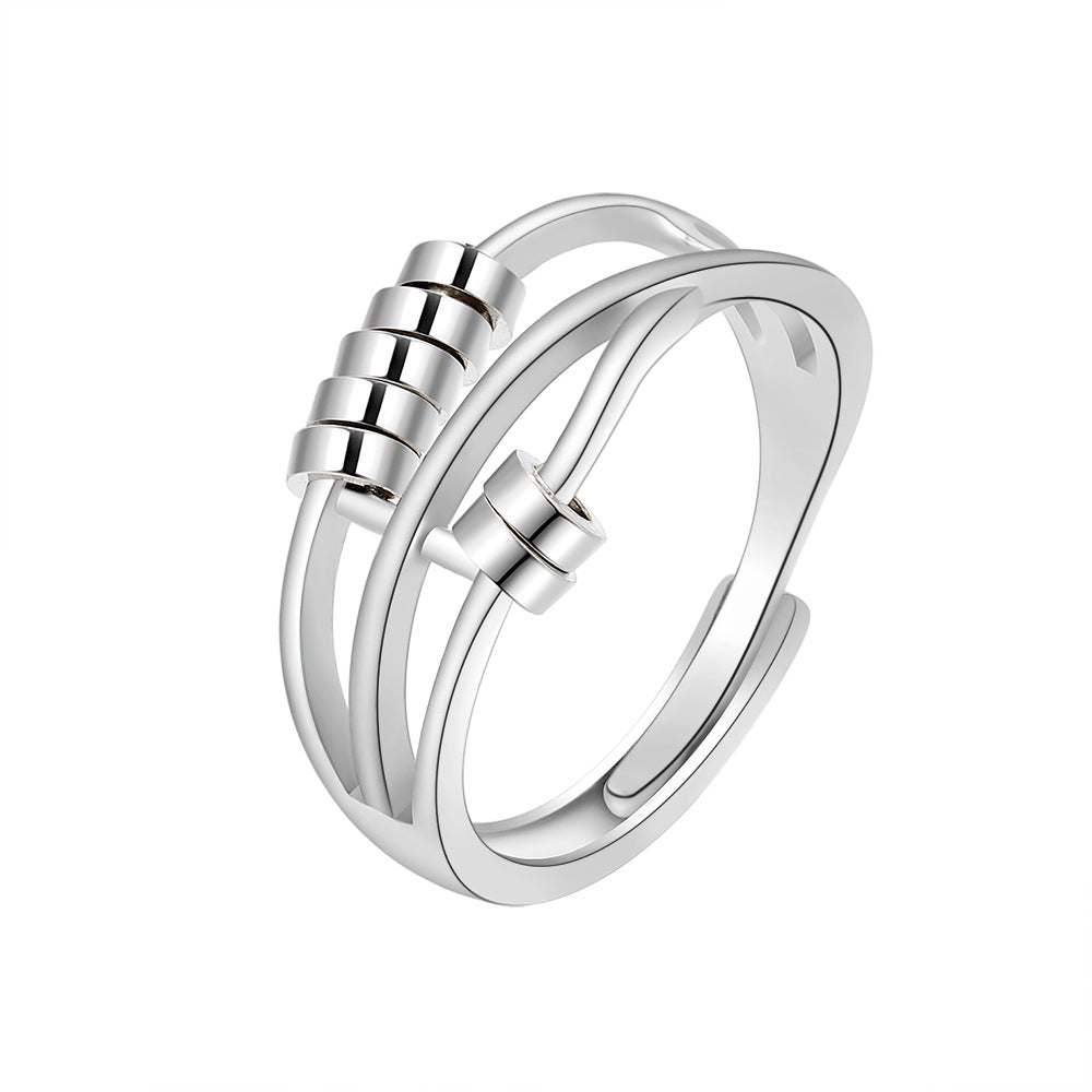 Intelligente Glücksperlen, leichte, luxuriöse, exquisite Ringe