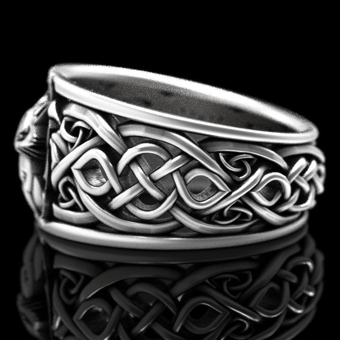 Men's Chiba Vikings Fox Fashion Vintage Thai Rings