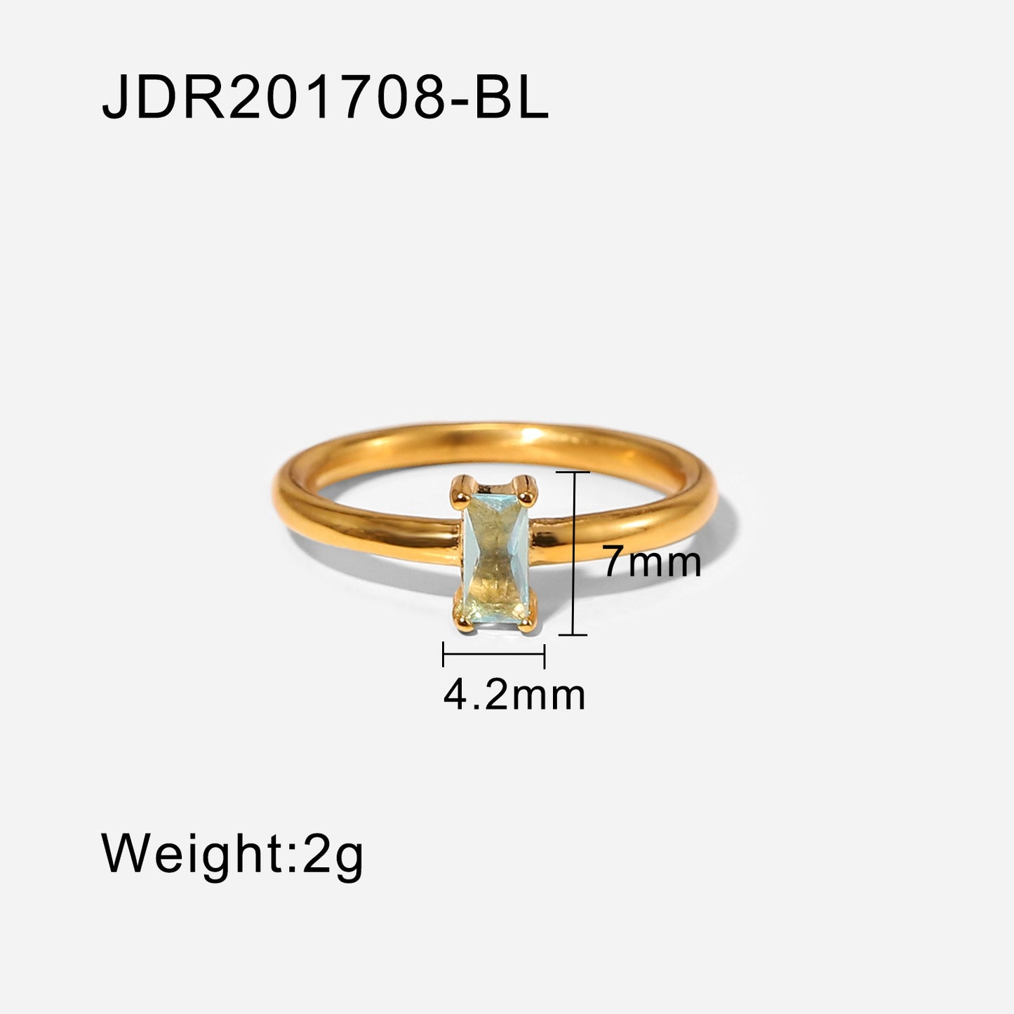 Women's Fashion Gold White Wedding Jewelry Party Rings