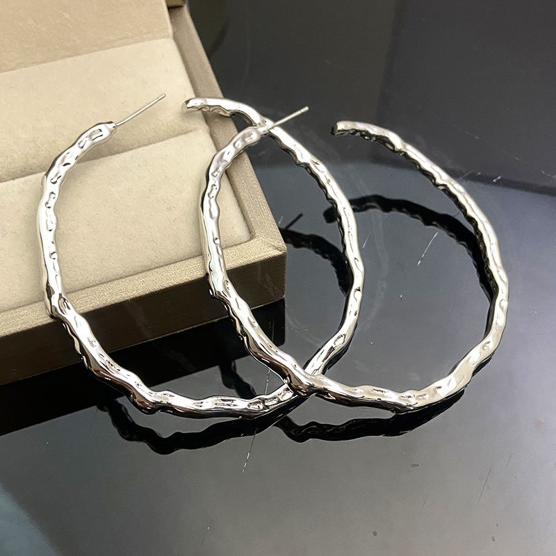 Big Hoop Female Fashion Ear Simple Earrings
