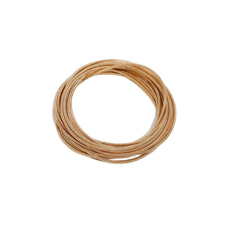 Can Be Tightened Screw Head Opened Steel Bracelets