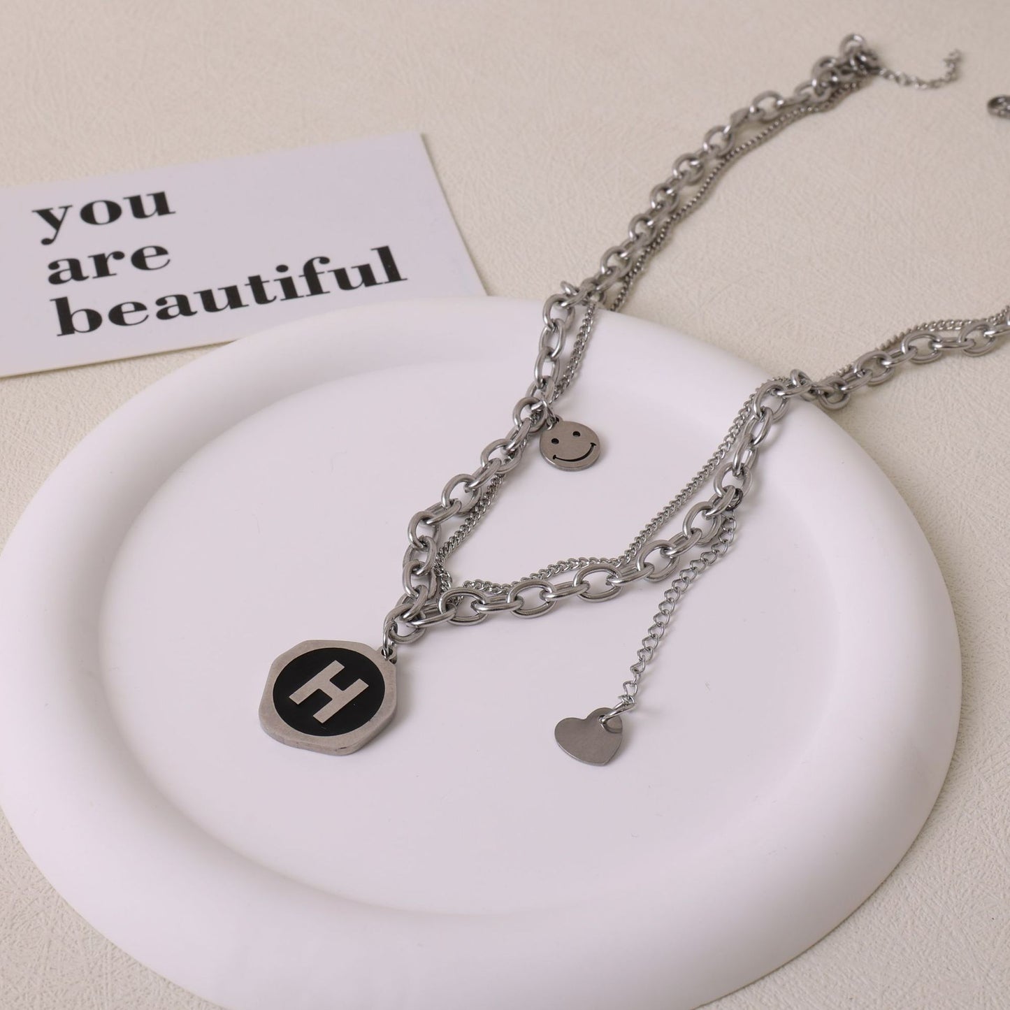 Women's & Men's Niche Design Sweater Chain Trendy And Necklaces