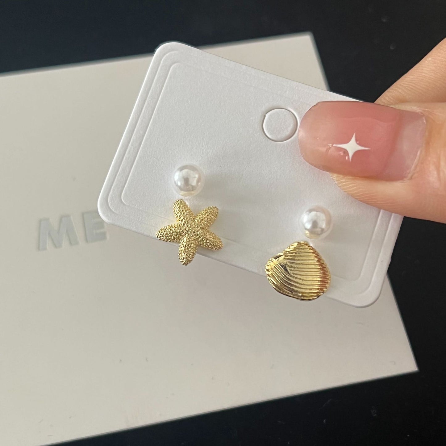 Color Zircon Earings Set Small And Simple Love Earrings