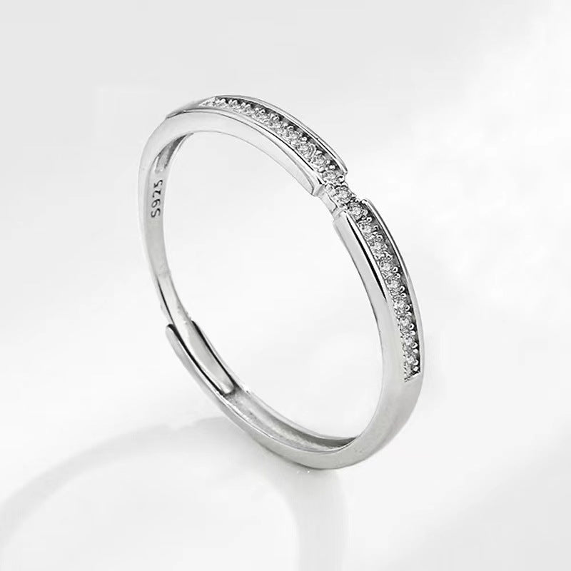 Women's & Men's Pair Design Light Luxury Gift For Confession Girlfriend Rings