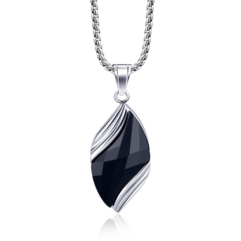 Men's Blue San Titanium Steel Stainless Does Not Fade Personality Pendants