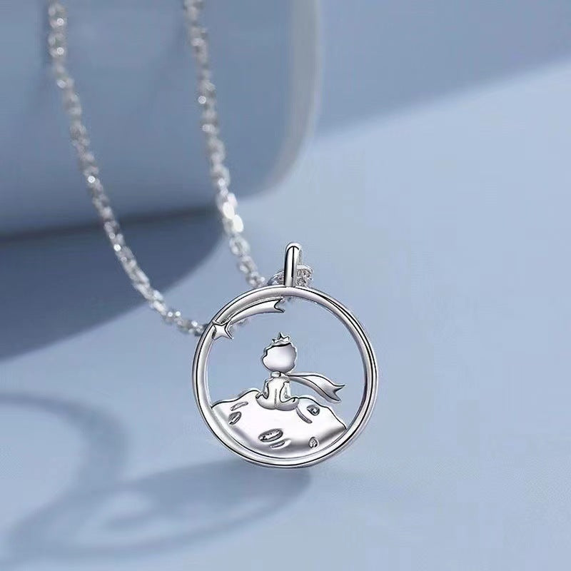 Couple Design High-grade Flower Pendant Clavicle Necklaces