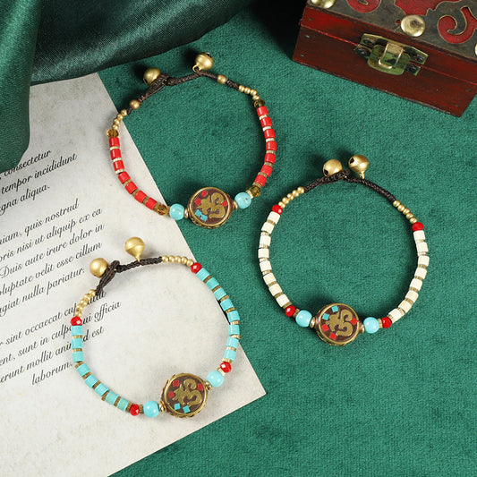 Women's & Men's & Copper Niche Retro Personality And Tibetan Bracelets