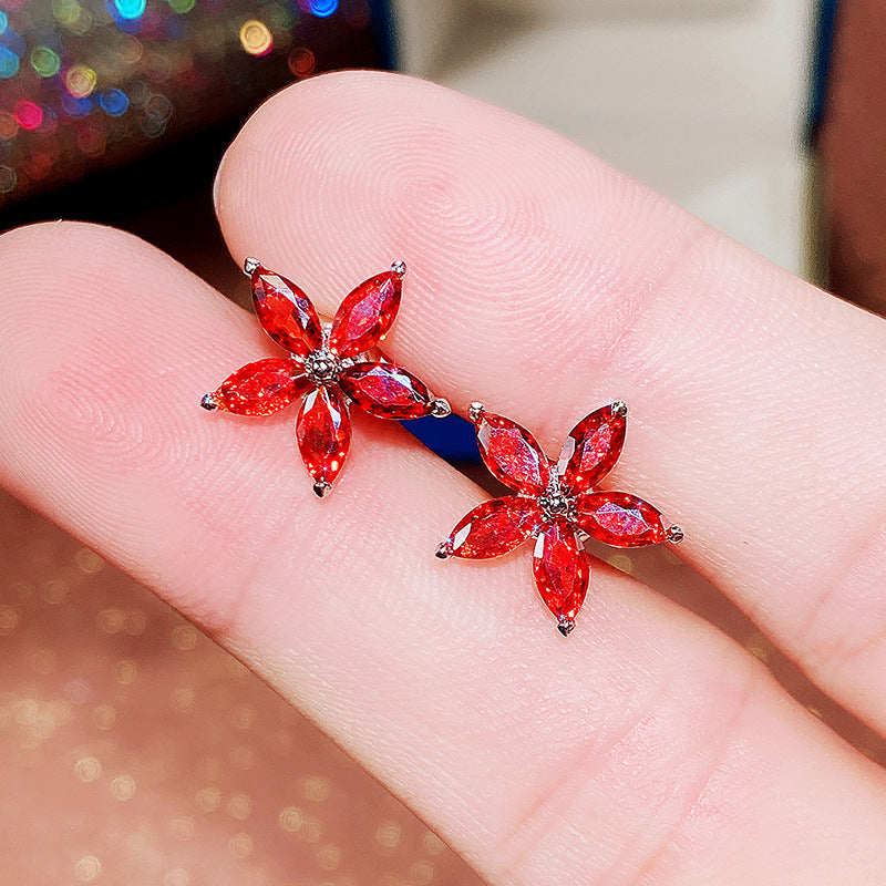 Women's Shi Korean Style Colorful Star Ear Sweet Earrings