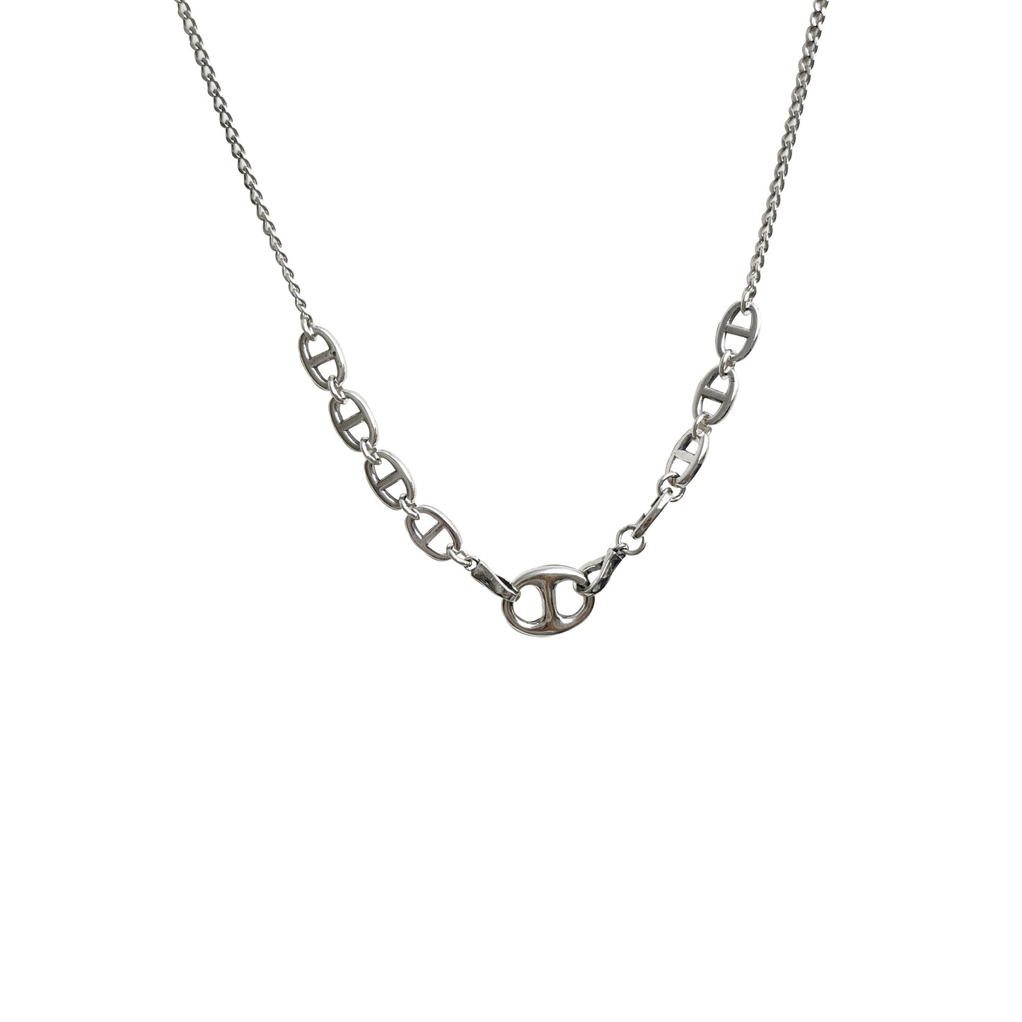 Colliers de clavicule de conception de niche de nez de porc de Sier Sterling pour femmes