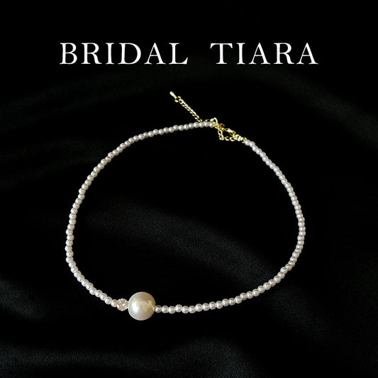 Chaîne de clavicule Super féerique de Style coréen, colliers de perles de mariée Vintage