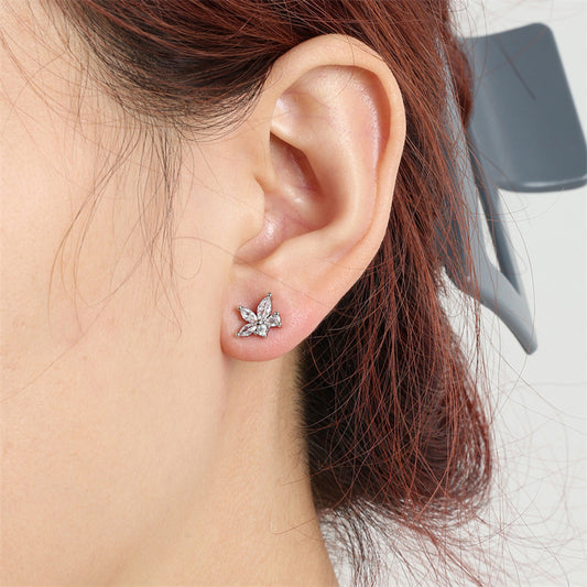 Women's Simple Design Fashion Sweet Niche Refined Earrings