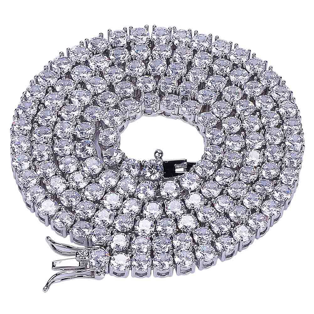 Colliers en Zircon incrustés de cuivre et de diamants pour femmes et hommes