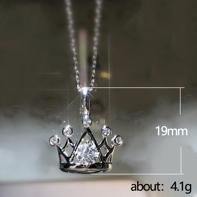 Women's Streaming On Exquisite Zircon Eight Hearts Arrows Necklace