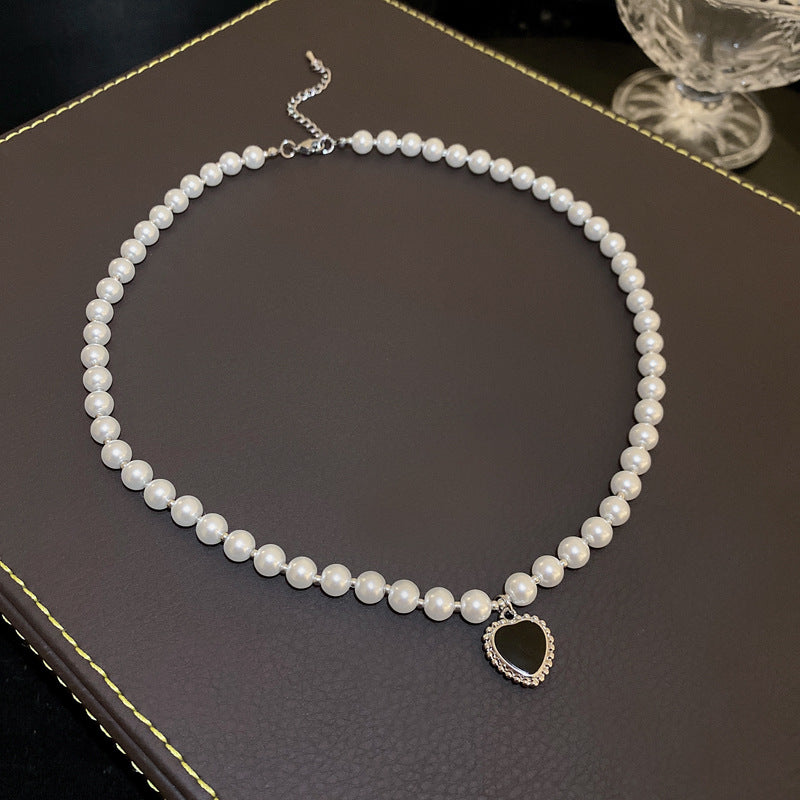 Colliers de tempérament Love Pearl Niche High Sense