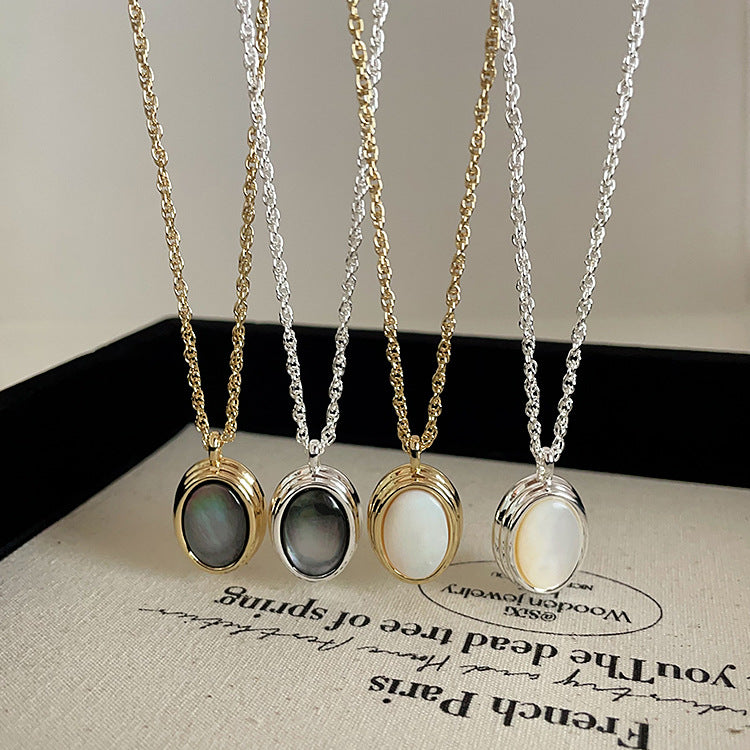 Metal Pendant Female Design Sense Niche Retro Necklaces