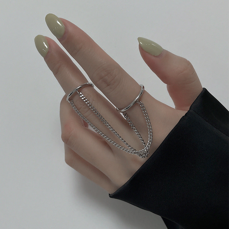 Gu Hip Hop Punk Open Summer Rings