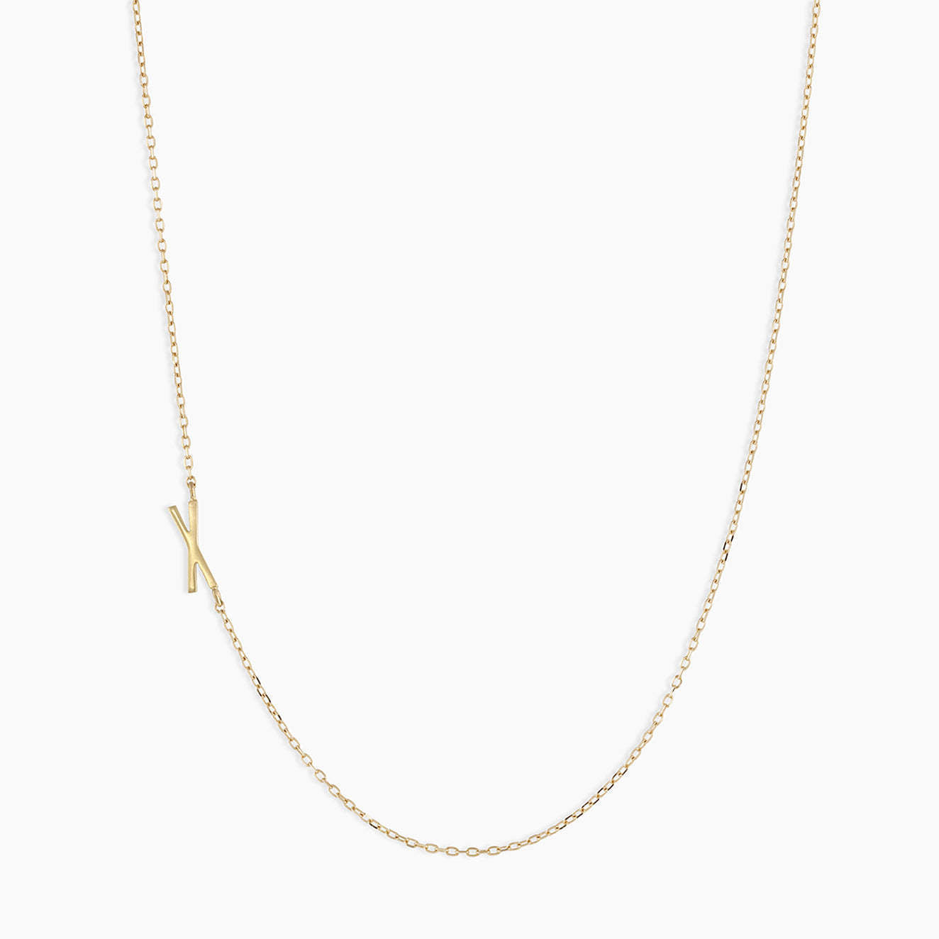 Colliers femme lettre majuscule initiale en acier inoxydable