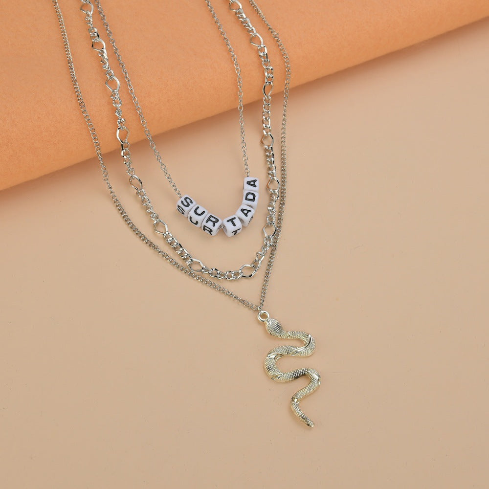 Fashion Alloy Snake Vintage Ethnic Style Necklaces