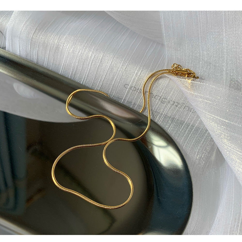 Colliers ronds fins Hip Hop Punk pour hommes, tempérament Simple