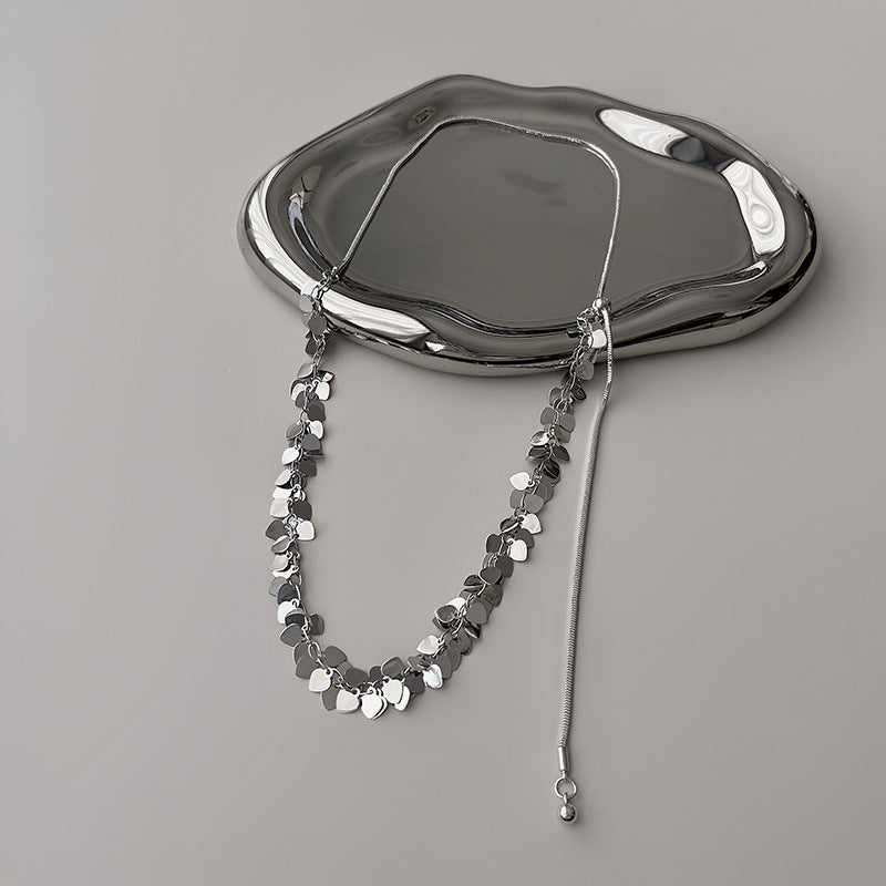 Women's Love Sequins Drawable For Trendy Design Necklaces