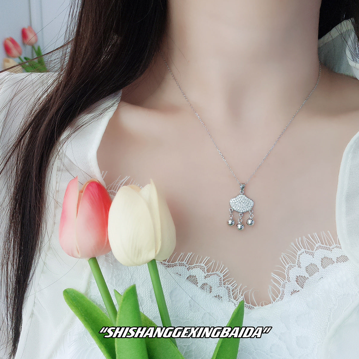 Colliers d'ornement de haute qualité avec serrure de sécurité pour femmes