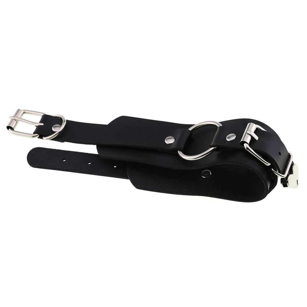 Colliers de ceinture personnalisés en cuir punk Heart Love