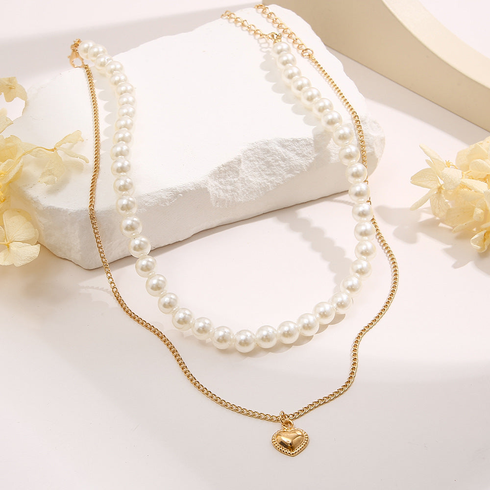 Style High-grade Cold Clavicle Chain Pearl Necklaces