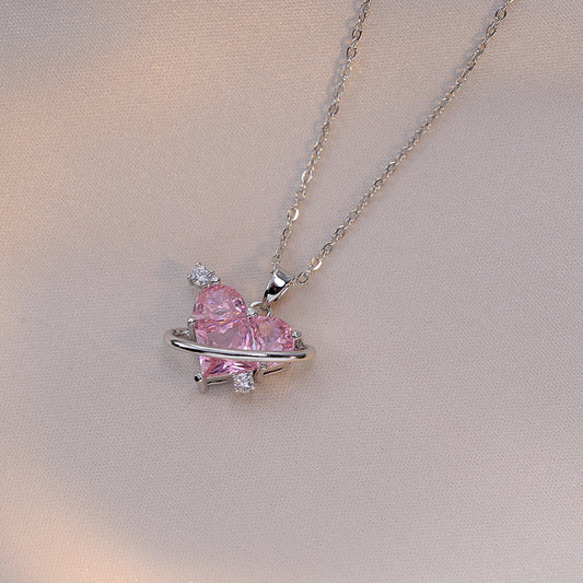 Fan Sweetheart Series Zircon Special Interest Necklaces
