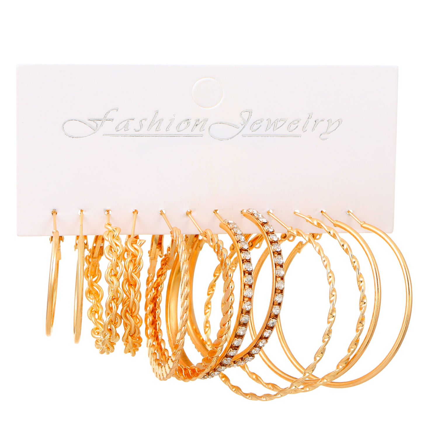 Pearl Rhinestone Ornament High-key Dignified Set Earrings