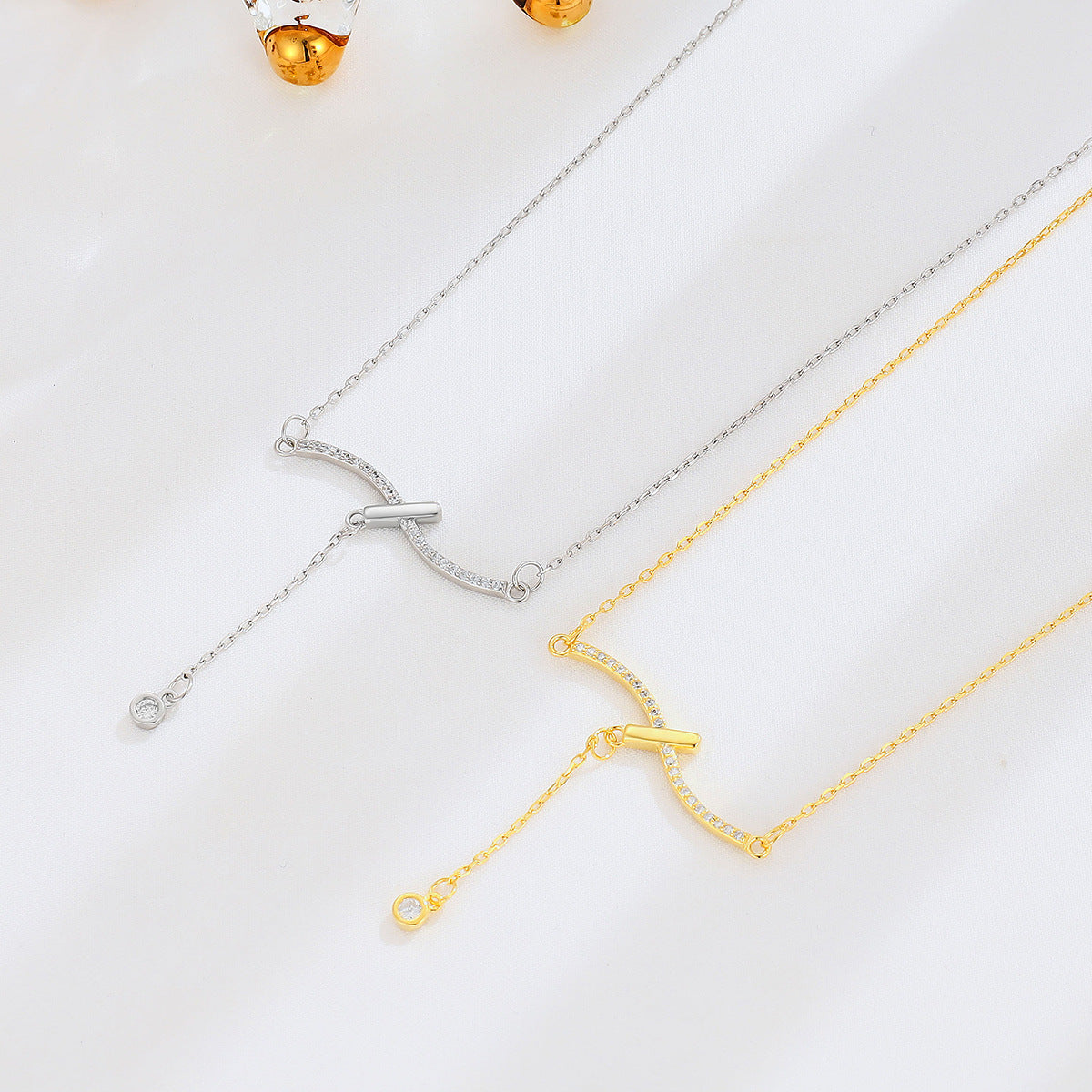 Diamond Temperamental Minority High-grade Ornament Light Necklaces