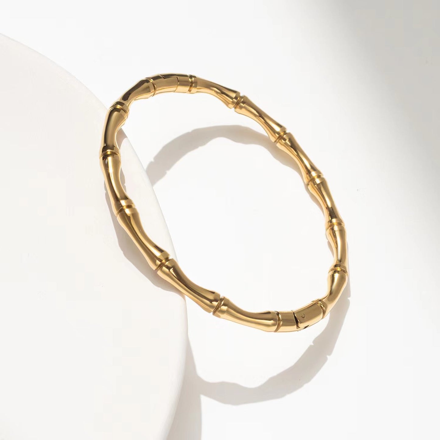 Women's Titanium Steel Bamboo Cold Style Simple Bracelet