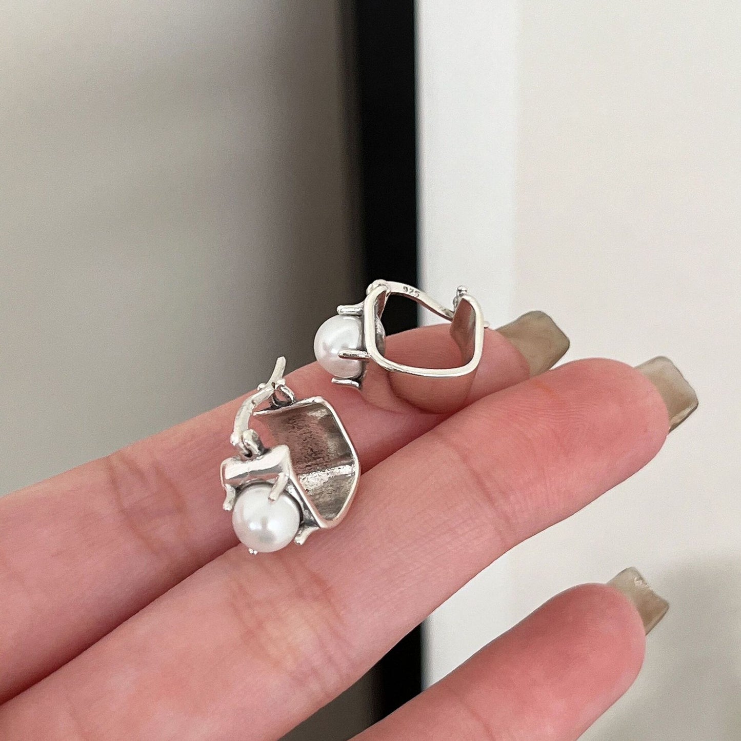 Women's Sterling Live Broadcast Fashionable High Sense Earrings