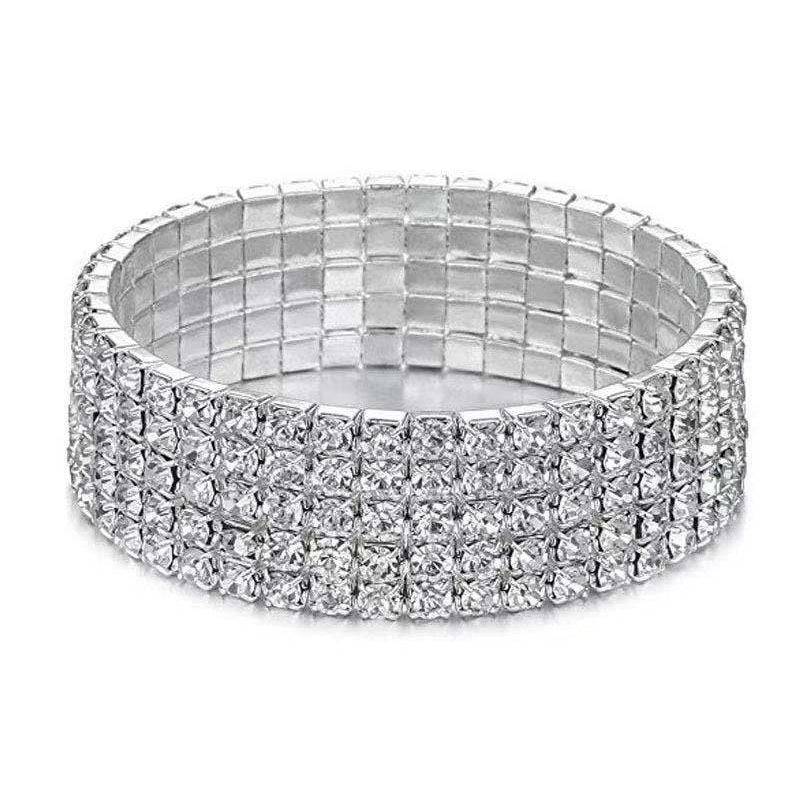 Simple Style Row Female Gang Drill Bracelets