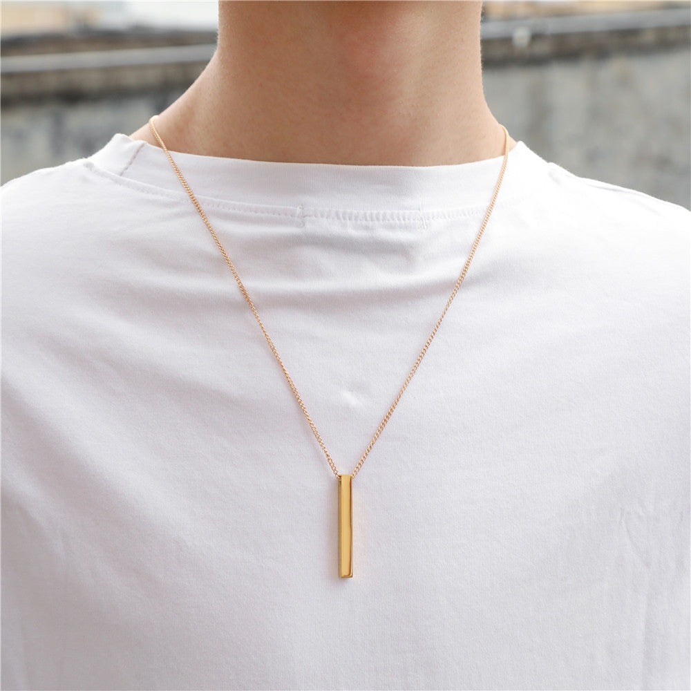 Colliers géométriques hip hop sauvages de tempérament de style froid