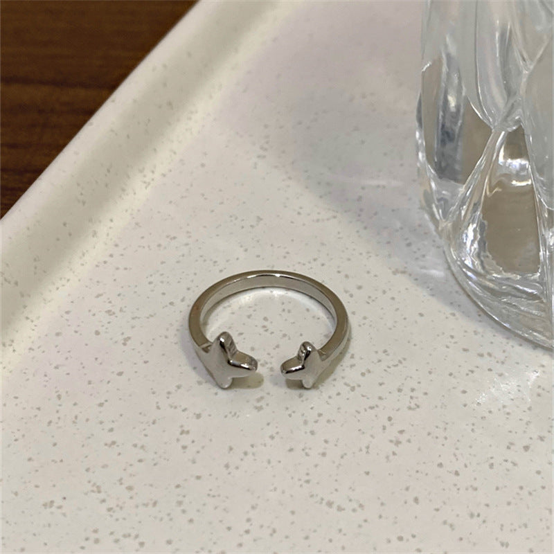Weibliches Design, modische, personalisierte, verstellbare Ringe mit Öffnung