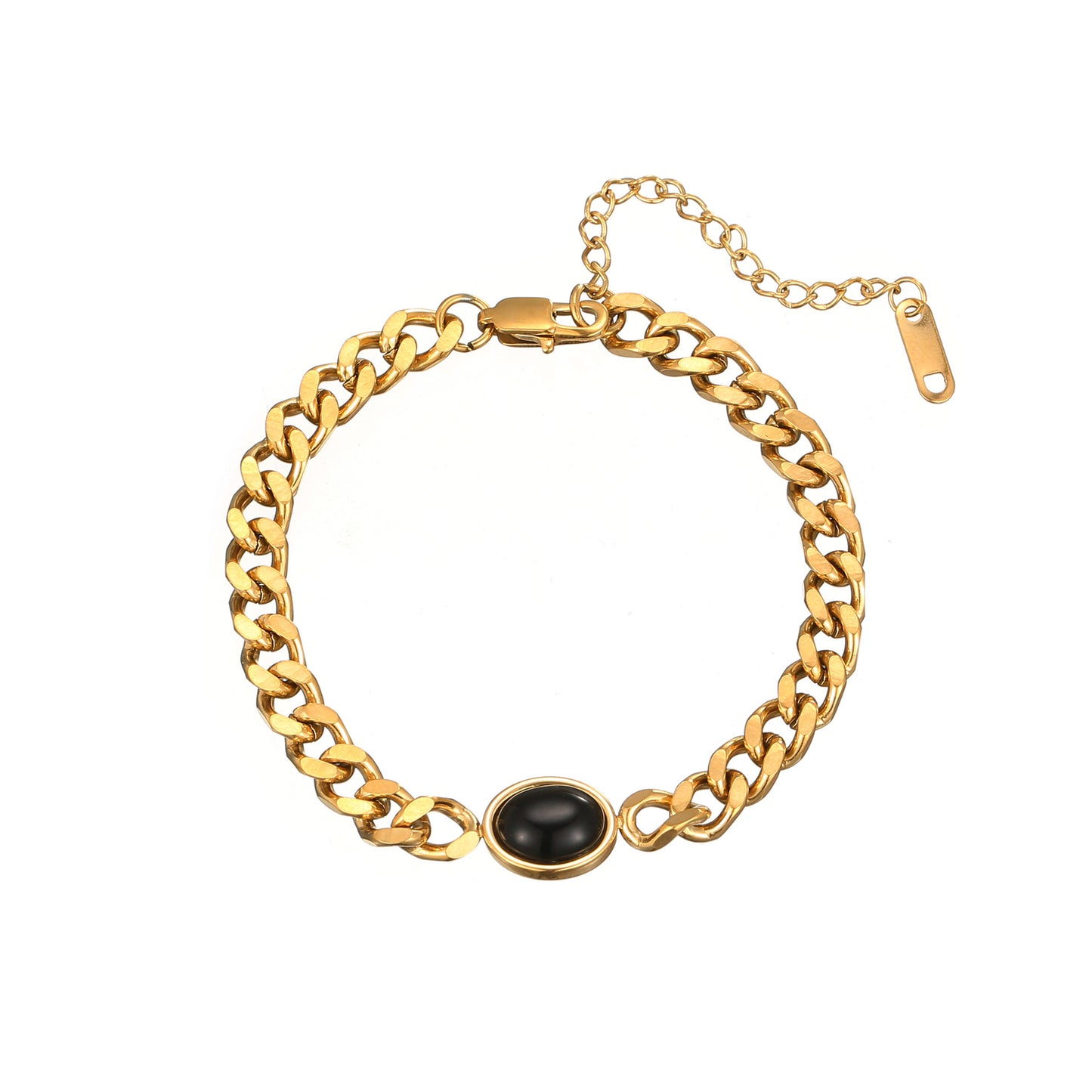 Ensemble en acier inoxydable, colliers de chaîne de meulage de luxe légers