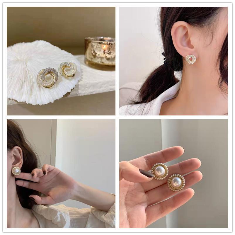 Zircon Elegant Simple Fashion Style Female Earrings