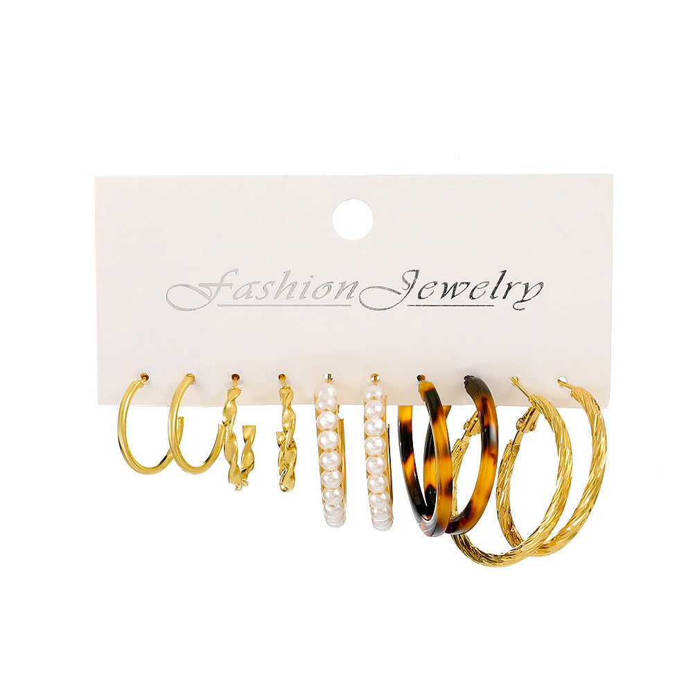 Women's Suit Exaggerated And Personalized Creative Geometric Earrings