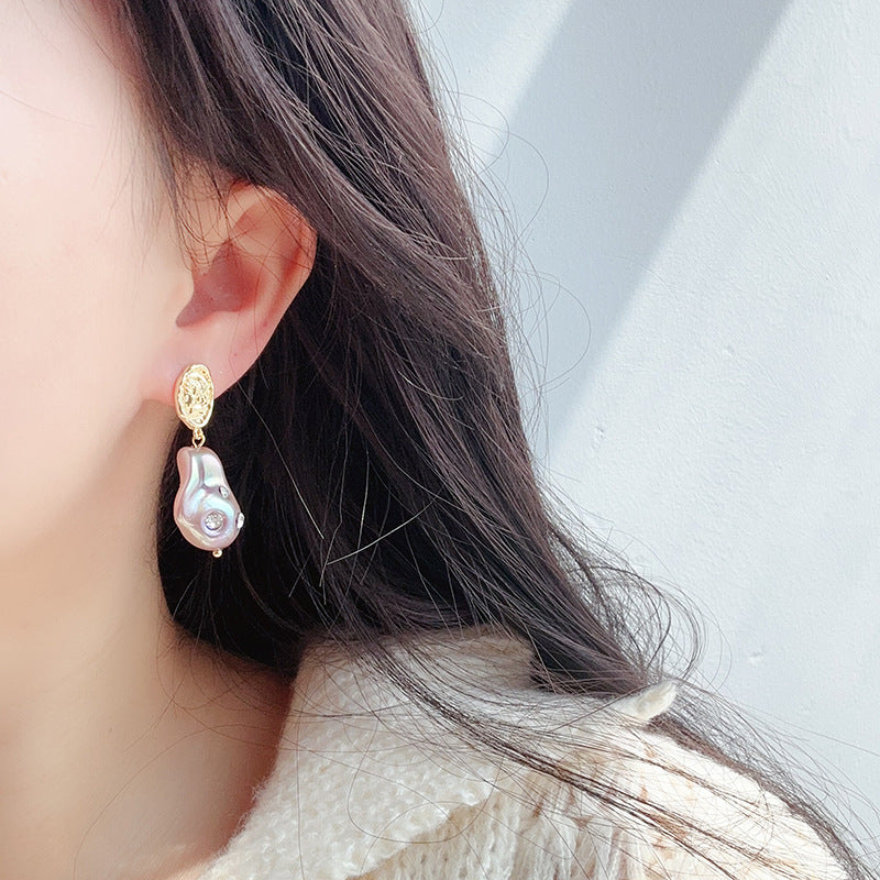 Aesthetic Magazine Touching Worker Baroque Colorful Crystals Earrings