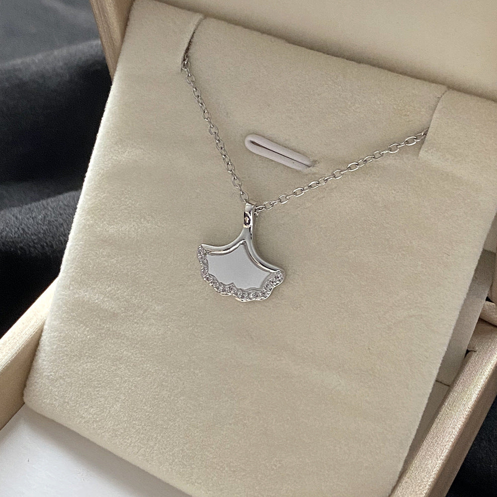 Micro Inlaid Zircon Flower Short Style Versatile Necklaces