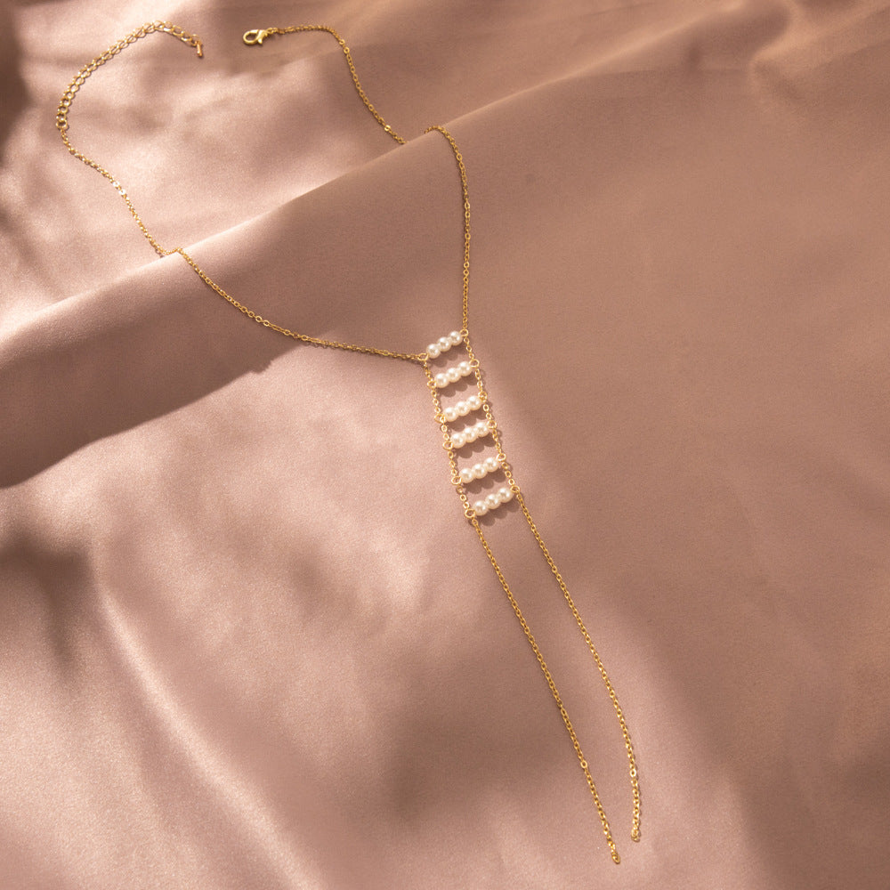 Women's Thin Chain Metal Simple Long Sexy Necklaces