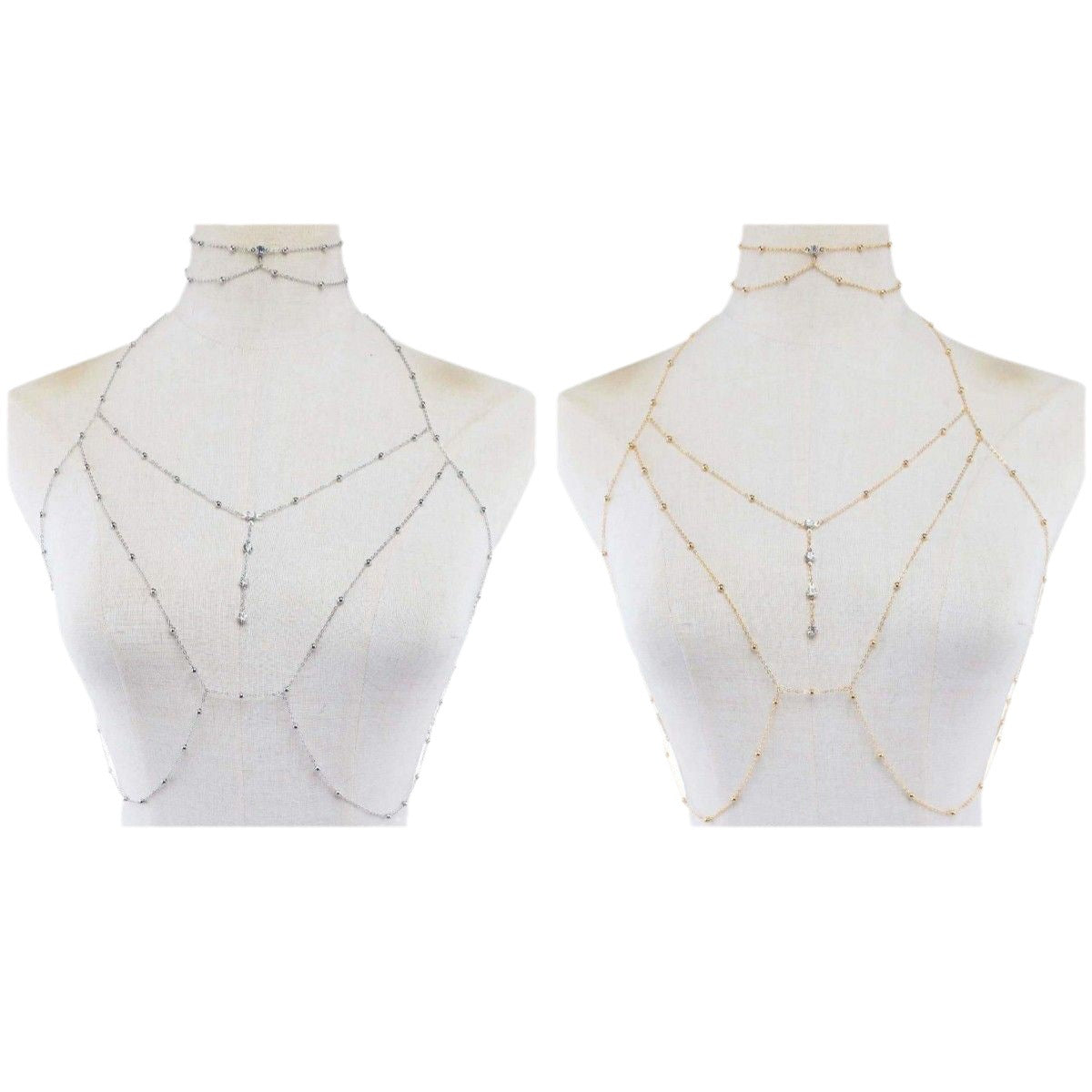 Women's Minority Light Luxury Hot Chest Body Chains Necklaces