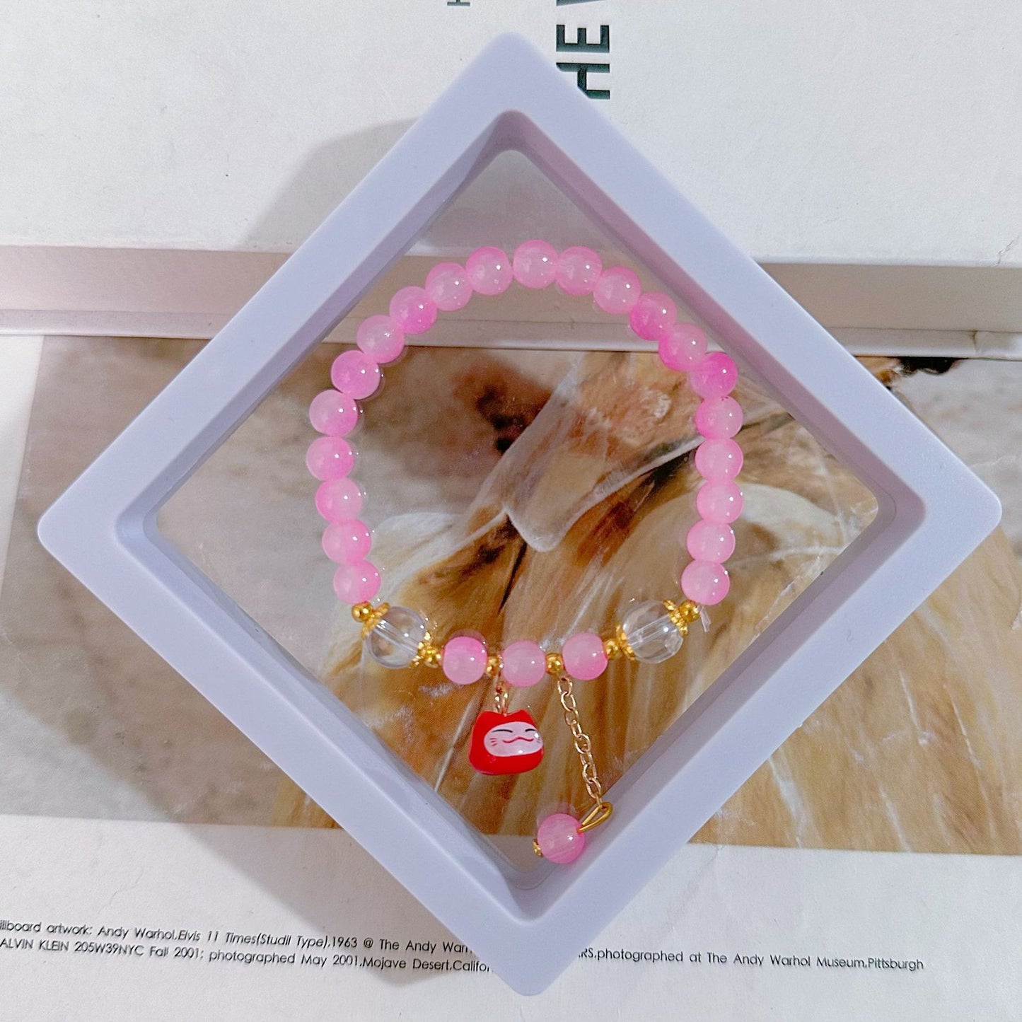 Women's Two-tone Gradient Fashion Simple Crystal Jewelry Bracelets