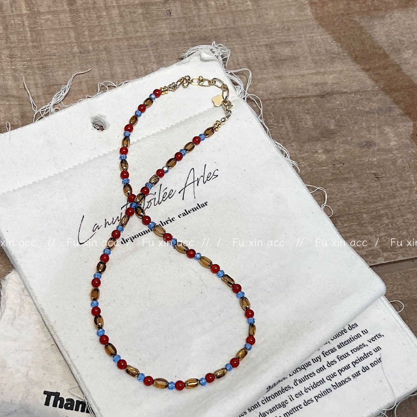 Women's Colorful Beaded Handmade Exquisite Clavicle Chain Necklaces