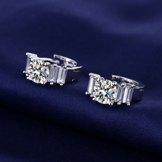 Women's Style Temperamental Diamond Fashion Ear Clips Earrings