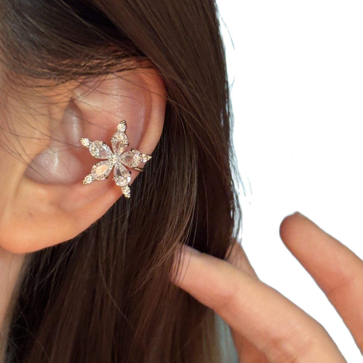 Women's Zircon Star Earless Light Luxury High-grade Ear Clip