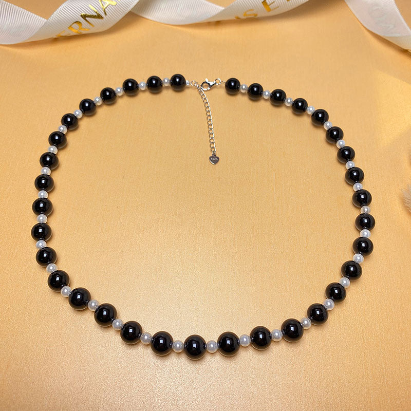 Colliers de rue Cool tendance neutres en perles d'agate pour femmes