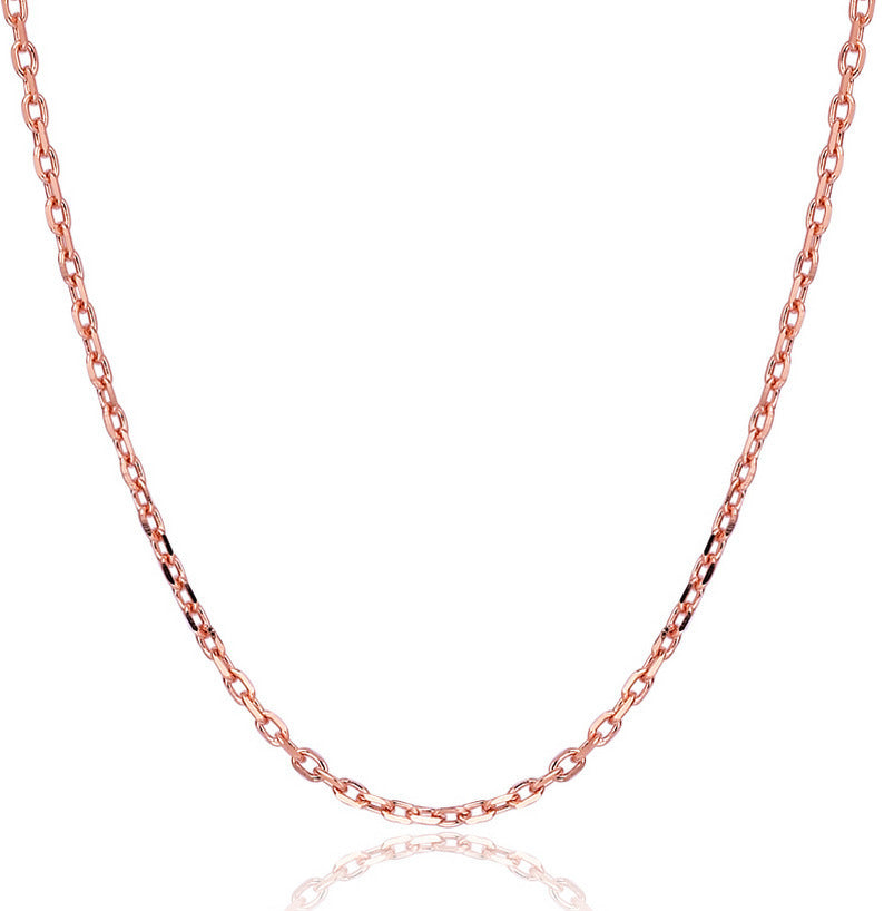 Women's Copper Plating Sier-plated Rose Gold Sier Necklaces