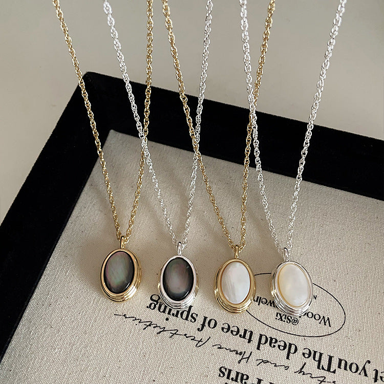 Metal Pendant Female Design Sense Niche Retro Necklaces